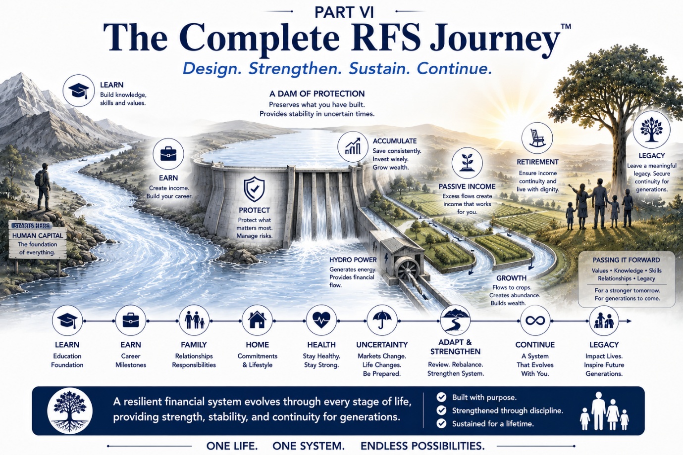 Part VI — The Complete RFS Journey: design, strengthen, sustain, continue.